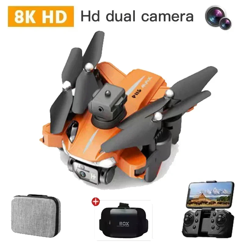 NEW P11 Pro Max 8K HD RC Drone 5G GPS Professional Dual-Camera Intelligent Obstacle Avoidance Electric Modulation Quadcopter Toy