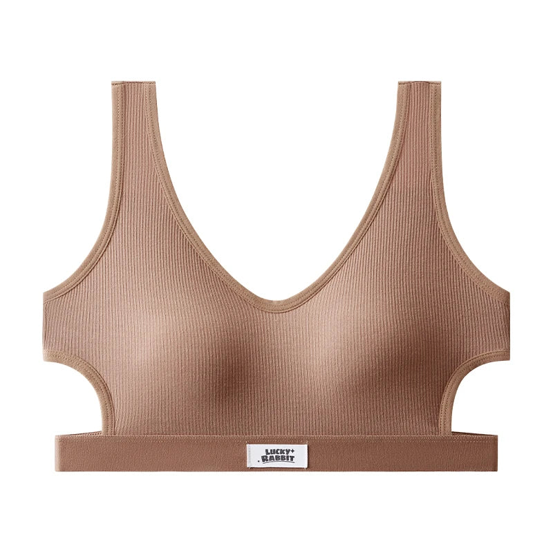 Ubau Sexy Bra Women Seamless Underwear Tops Hollow Sports Bras Breathable Push Up Lingerie Underwear Female Fitness Bras