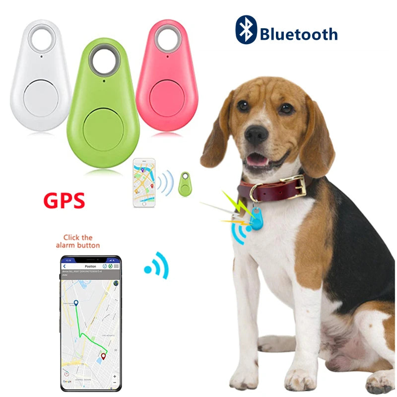 Pet Smart GPS Tracker Mini Anti-Lost Bluetooth Locator Tracer for Dog Cat Kids Car Wallet Key Finder Pet Collar Dog Accessories
