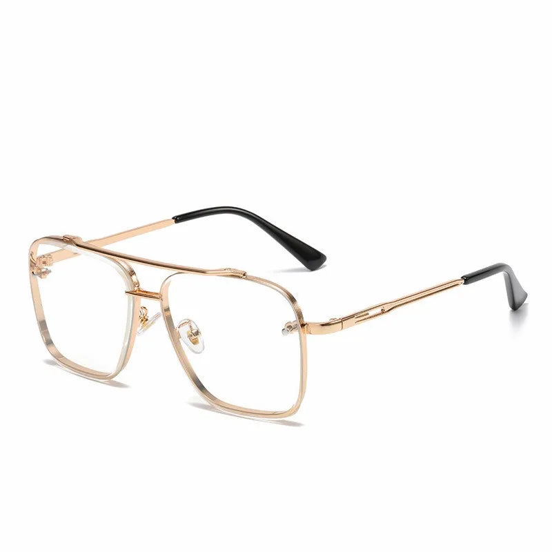 Square Sunglasses Men Metail Frame Glasses Resin Lens Male Sun Glasses Driving Travel Outdoor Eyewears Oculos De Sol UV400