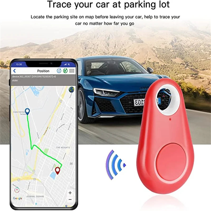 Pet Smart GPS Tracker Mini Anti-Lost Bluetooth Locator Tracer for Dog Cat Kids Car Wallet Key Finder Pet Collar Dog Accessories