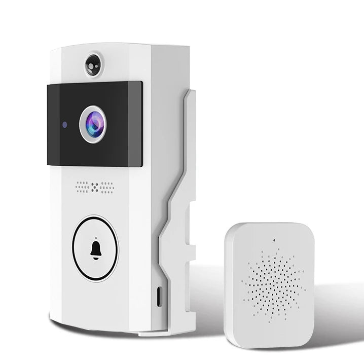 Outdoor Wireless Doorbell with Solar Cover Camera Wifi Digital Door Peepholes Waterproof Smart Home Intercom Video Eye Ring Bell