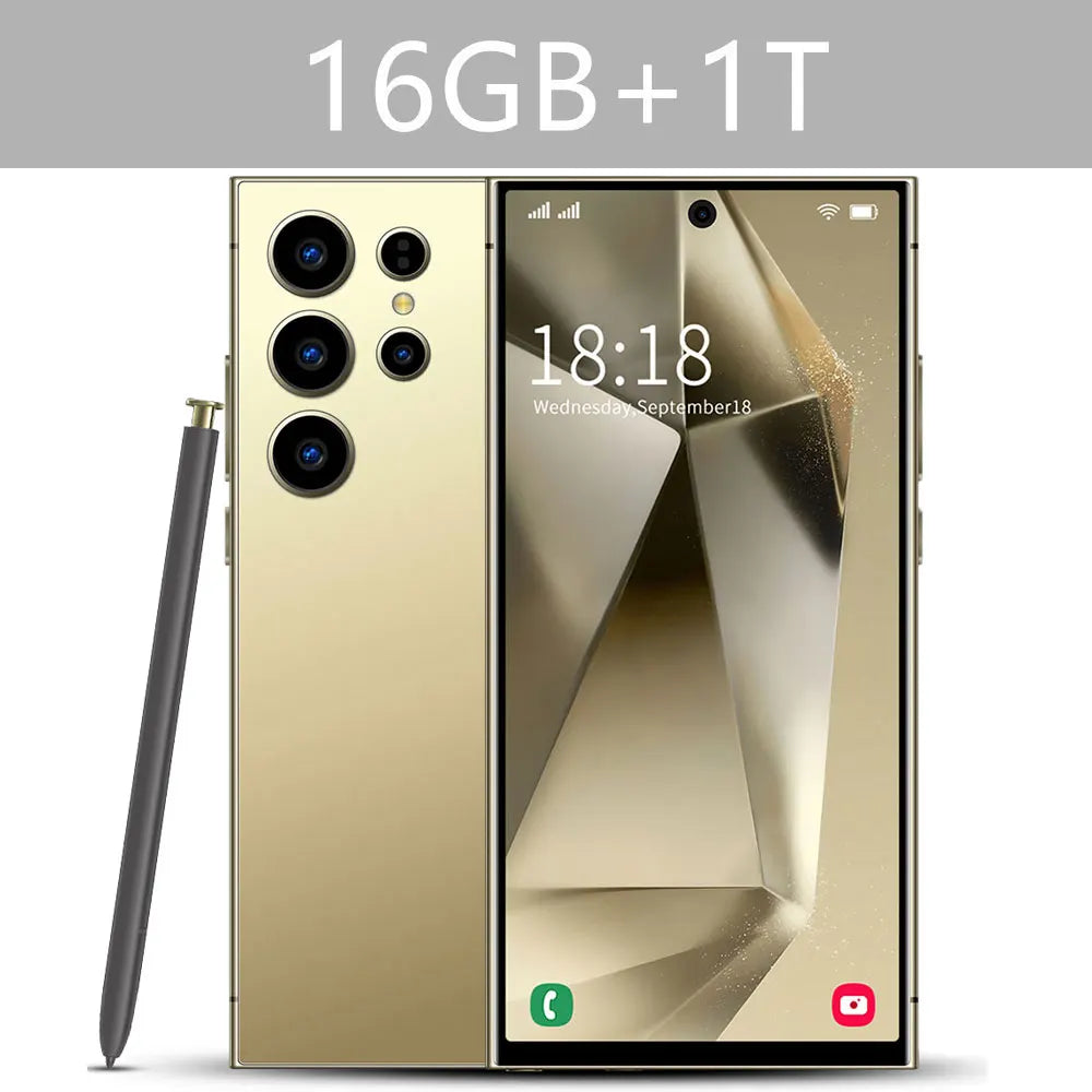 New S25 Ultra 7.3HD Original Global Version Mobile Phones 5G Smartphone Dual SIM Card Android 14 Cell Phone 7800mAh Cellphones