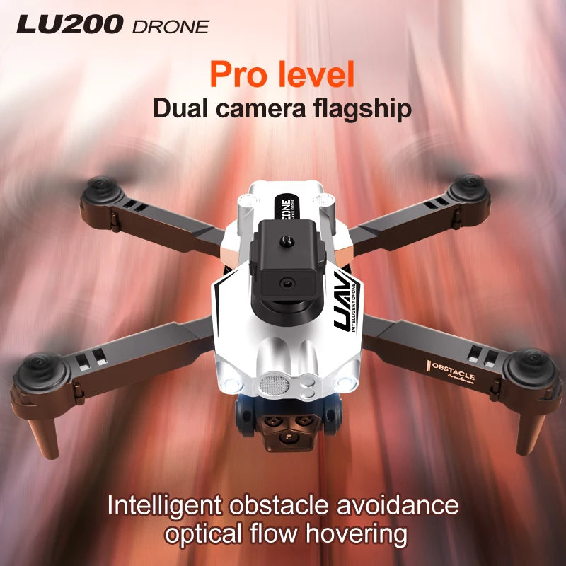 KBDFA 2025 LU200 Drone 8K 5G GPS Professional HD Aerial Photography Triple-Camera WIFI Obstacle Avoidance Drone 10000M