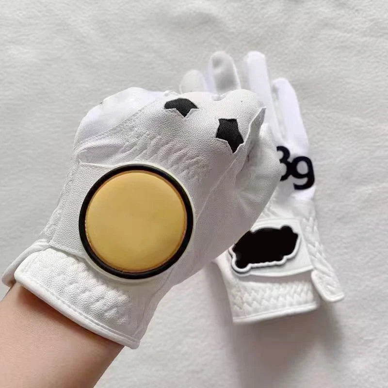 Golf Gloves Women 's Premium PU Non-slip and Wear Resistant Comfortable Golf gloves for Ladies