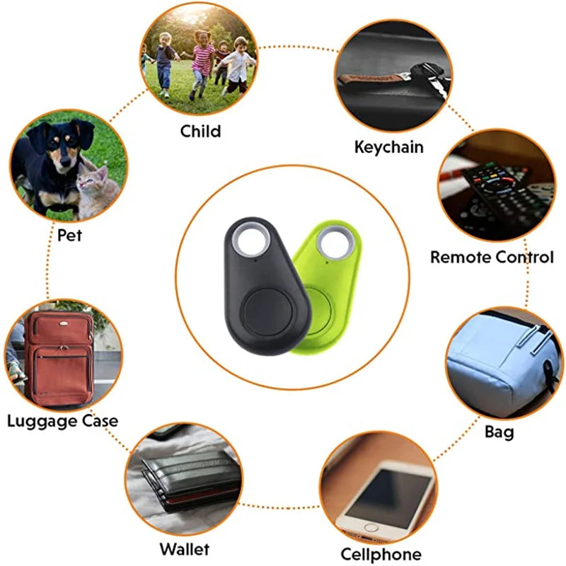 Pet Smart GPS Tracker Mini Anti-Lost Bluetooth Locator Tracer for Dog Cat Kids Car Wallet Key Finder Pet Collar Dog Accessories