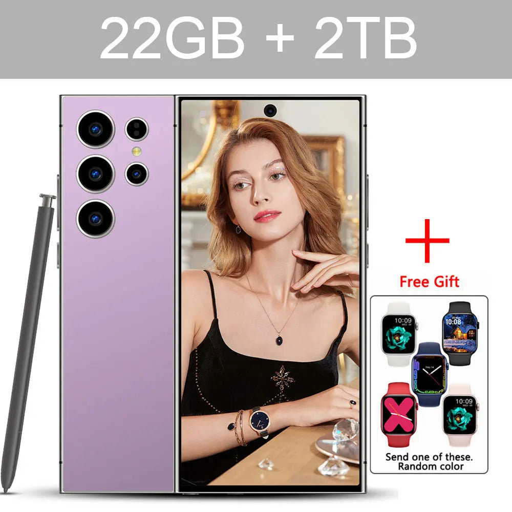 New S25 Ultra 7.3HD Original Global Version Mobile Phones 5G Smartphone Dual SIM Card Android 14 Cell Phone 7800mAh Cellphones