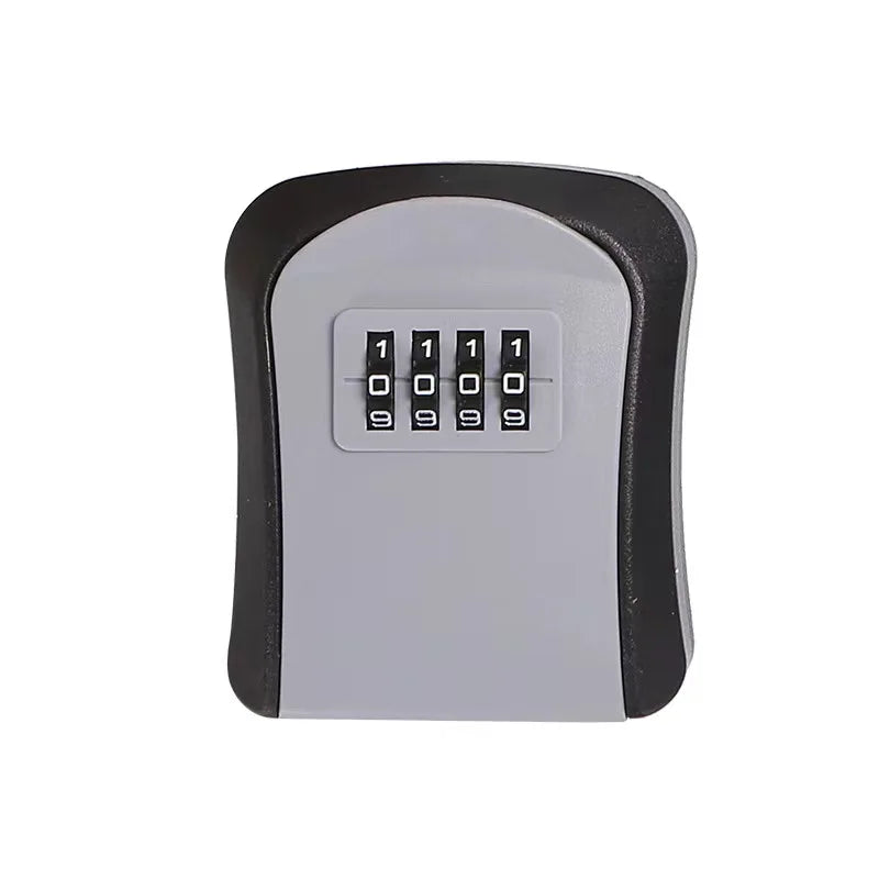Key Keeper Combination Lock Wall Mounted Waterproof 4 Digits Passwords 5 Keys Storage Box Easy to Fix Home Or Office