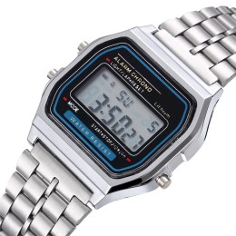 Luxury LED Digital Watch for Men Stainless Steel Men's Electronic Wristwatch Simple Business Gold Sliver Mens Watch Reloj Hombre - AliExpress 1511