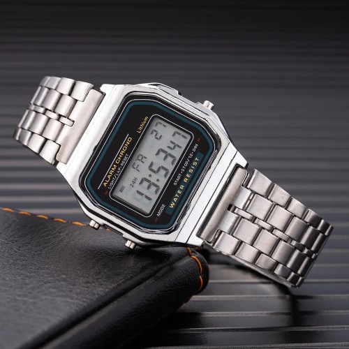 Luxury LED Digital Watch for Men Stainless Steel Men's Electronic Wristwatch Simple Business Gold Sliver Mens Watch Reloj Hombre - AliExpress 1511