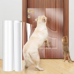 Door Protector from Dog Scratching Durable Cat Protector Tape Anti Scratch Guard Deterrent Tape for for Furniture, Window, Wall