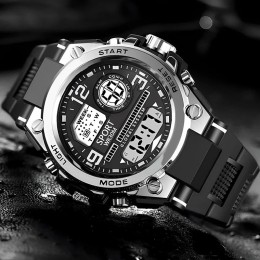Multifunction Men's Sports Watch Waterproof Luminous Alarm Clock Men LED Digital Watch Large dial Electronic Wristwatch for Man