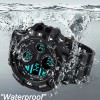 YIKAZE Black Digital Watch for Men Sports Watches Waterproof Outdoor Chronograph Hand Clock G Infantry Shock Student Wristwatch - 1511