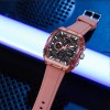 SMAEL Brand 8109 New electronic watch fashion square dual display waterproof luminous Multi-color For Men 