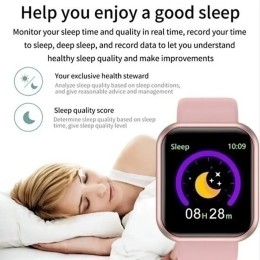 Multifunctional Smart Watch Men Women Bluetooth Connected Phone Music Fitness Sports Bracelet Sleep Monitor Y68 Smartwatch D20 