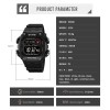 SKMEI 2126 Digital Countdown Sports Watches for Men LED Display Waterproof Stopwatch Mens Wristwatch Alarm Clock montre homme