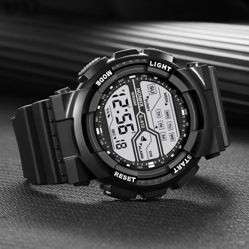 Outdoor Sport Men Watch Multifunction Large Screen LED Electronic Waterproof Luminous Military Digital Wristwatches Reloj Hombre