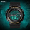 Outdoor Sport Men Watch Multifunction Large Screen LED Electronic Waterproof Luminous Military Digital Wristwatches Reloj Hombre