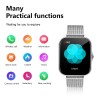 1.83 Size with smart watch, wireless call, compatible with Android and iPhone, fitness tracking unisex sports watch