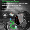 Hotsale Silver Gold Stainless Steel Color Smart Watch 1.58 Inch Bt Call Nfc Wireless Charging Smartwatch 