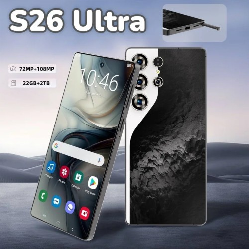 HOT 2025 new S26 Ultra original intelligent 5G dual card dual standby Android 14 system global version phones 8000mAh battery - 202192403