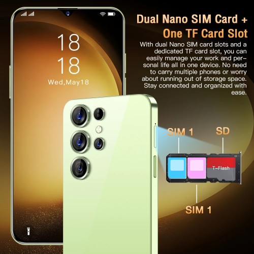 HOT 2025 new S25 Ultra original intelligent 5G dual card dual standby Android 14 system global version phones 8000mAh battery 