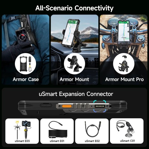 Ulefone Armor 28 Pro 5G AI Rugged Phone 512GB ROM Smartphone 120W MTK Dimensity 7300  10600mAh 6.67”AMOLED 64MP Mobile phone 