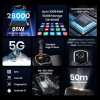 [World Premiere]FOSSiBOT F107 PRO 5G Rugged Smartphone,Up to 30GB+512GB,6.95"FHD+ Android 15,28000mAh 66W 2M FF Night Version