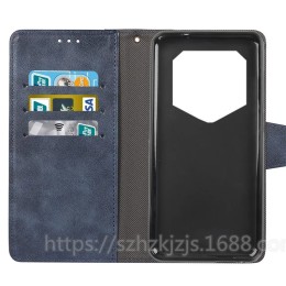 For Doogee Blade 20 Play case Metal Buckle retro Leather Back Case Cover For Doogee Blade 20 Play Phone Accessories 