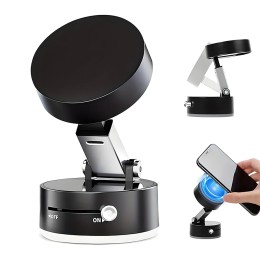 360° Rotatable Vacuum Magnetic Phone Holder Ultra-Strong Magnet Foldable Universal Car Holder for iPhone 16 15 14 13 12 Pro Max 
