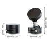 360° Rotatable Vacuum Magnetic Phone Holder Ultra-Strong Magnet Foldable Universal Car Holder for iPhone 16 15 14 13 12 Pro Max 
