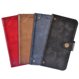 For Oukitel C61 Pro case Metal Buckle retro Leather Back Case Cover For Oukitel C61 Pro Phone Accessories 