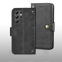 For Oukitel C61 Pro case Metal Buckle retro Leather Back Case Cover For Oukitel C61 Pro Phone Accessories 