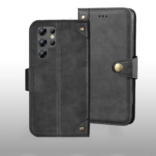 For Oukitel C61 Pro case Metal Buckle retro Leather Back Case Cover For Oukitel C61 Pro Phone Accessories 
