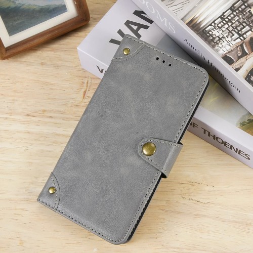 For Oukitel C61 Pro case Metal Buckle retro Leather Back Case Cover For Oukitel C61 Pro Phone Accessories 