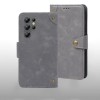 For Oukitel C61 Pro case Metal Buckle retro Leather Back Case Cover For Oukitel C61 Pro Phone Accessories 