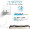 40W Fast Charger For iPhone 14 13 12 11 Pro Max X XS iPad USB Type C Fast Charging Data Cable Phone Charger Set Accessories