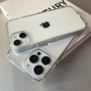 Luxury Transparent Soft Acrylic Phone Case For iPhone 16 15 14 13 12 11 Pro Max XS X XR 7 8Plus Mini Shockproof Protective Cover 