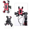 2PCS 360° Rotatable & Adjustable Bike/Motorcycle Phone Mount - Shockproof, Anti-Slip Holder For phone, - Durable Abs Material 