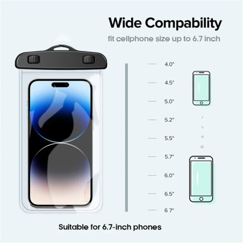 Waterproof Phone Case swimming water proof bag universal underwater phone protector pouch PV cover for iPhone 15 14 13 Pro Max 