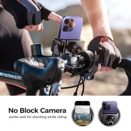Joyroom 2024 Bike Phone Holder Universal One-hand Operation Bicycle Motorcycle Phone Holder For 4.7-7" Mobile Phone Shockproof 