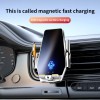 New Max 66W Magnetic Car Phone Holder 15W Wireless Charging Infrared Sensing Touch Control for iPhone Andorid Car Air Vent Mount 