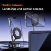 Universal Strong Magnetic Car Phone Holder Foldable Design 360° Adjustable Vacuum Mount for Car Desk Bathroom 