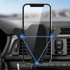 Universal Car Phone Holder with Ventilation Hook for 360 Degree Rotation Installation Anti Shake Supports All Phone Xiaomi 
