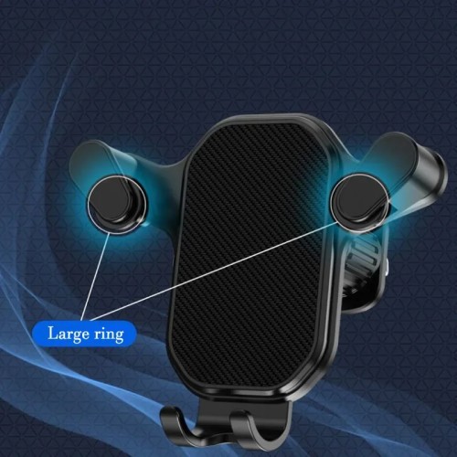 Universal Car Phone Holder with Ventilation Hook for 360 Degree Rotation Installation Anti Shake Supports All Phone Xiaomi 