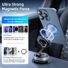 Car Phone Magnetic Stand Mechanical Vacuum Suction Cup Rotate 360° Magnetic Adsorption Bracket Navigation Universal Holder 