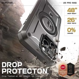 For iPhone 16 Pro Max Case 6.9“ 2024 SUPCASE UB Pro Mag Full Body Rugged Phone Case with Built-in Screen Protector Belt-Clip 