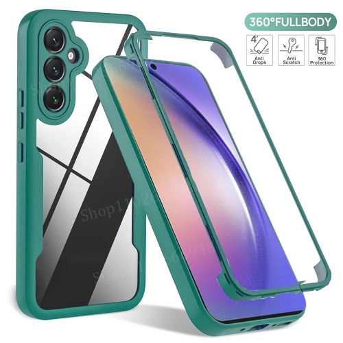 360 Full Coverage Phone Case For Samsung Galaxy A56 A54 A36 A55 A16 A15 A35 A25 A53 A51 A34 A33 A32 A24 A23 A22 A14 A13 5G Funda 