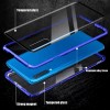 360°Full Protection Metal Magnetic Phone Case For Samsung S24 Ultra S22 S23 Ultra Plus FE A55 A35 A15 Double-Sided Glass Cover 