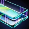 360°Full Protection Metal Magnetic Phone Case For Samsung S24 Ultra S22 S23 Ultra Plus FE A55 A35 A15 Double-Sided Glass Cover 